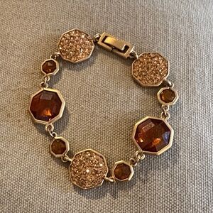 Gold and Brown Bracelet